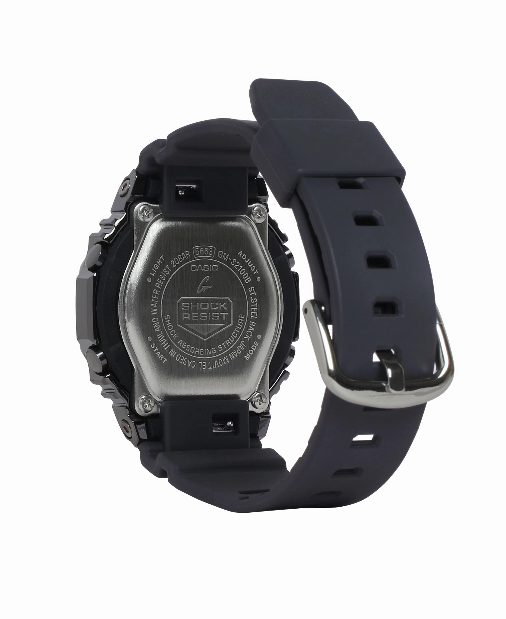 G-Shock Digital Black Resin Band Watch GMS2100B-8A