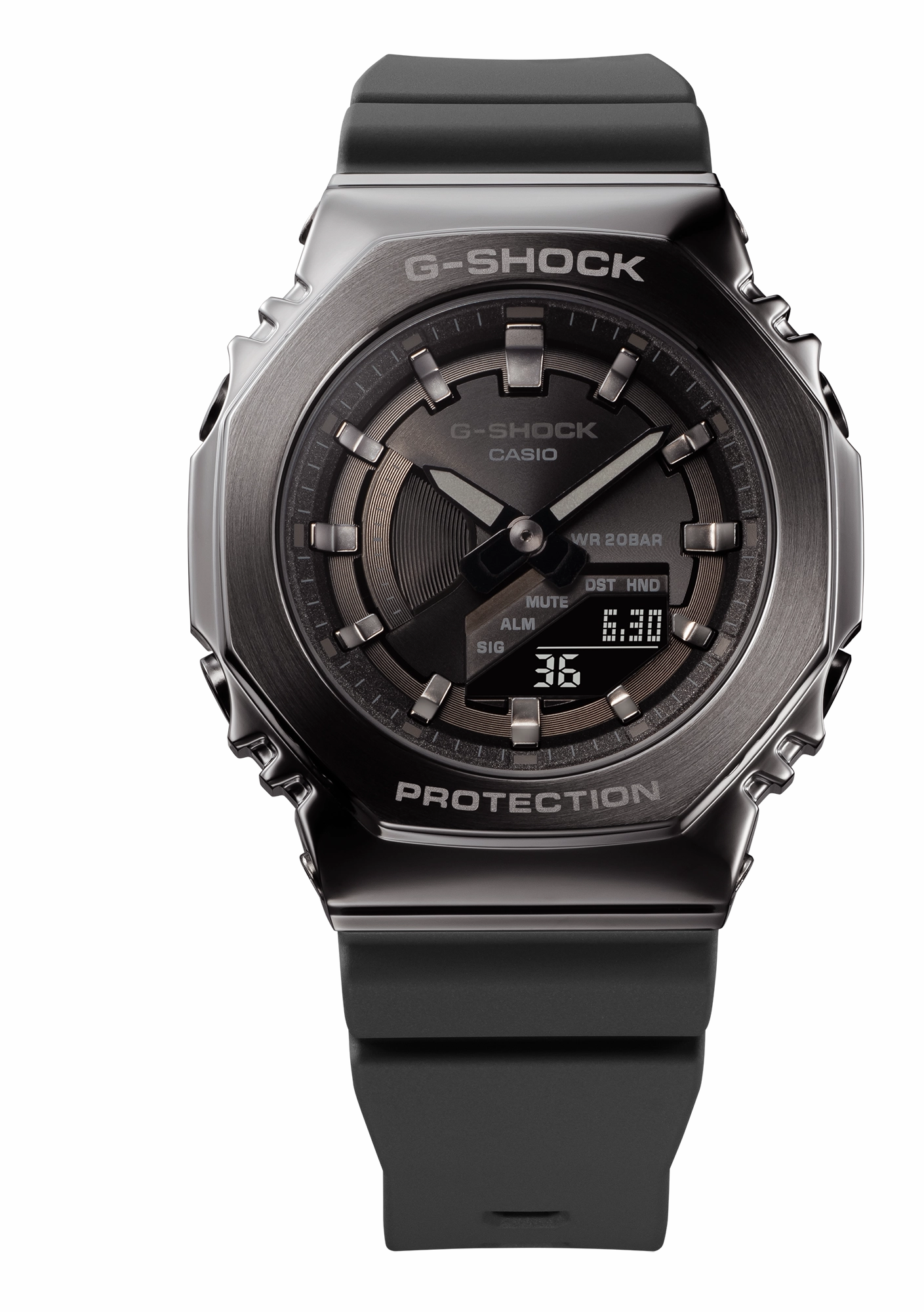 G-Shock Digital Black Resin Band Watch GMS2100B-8A