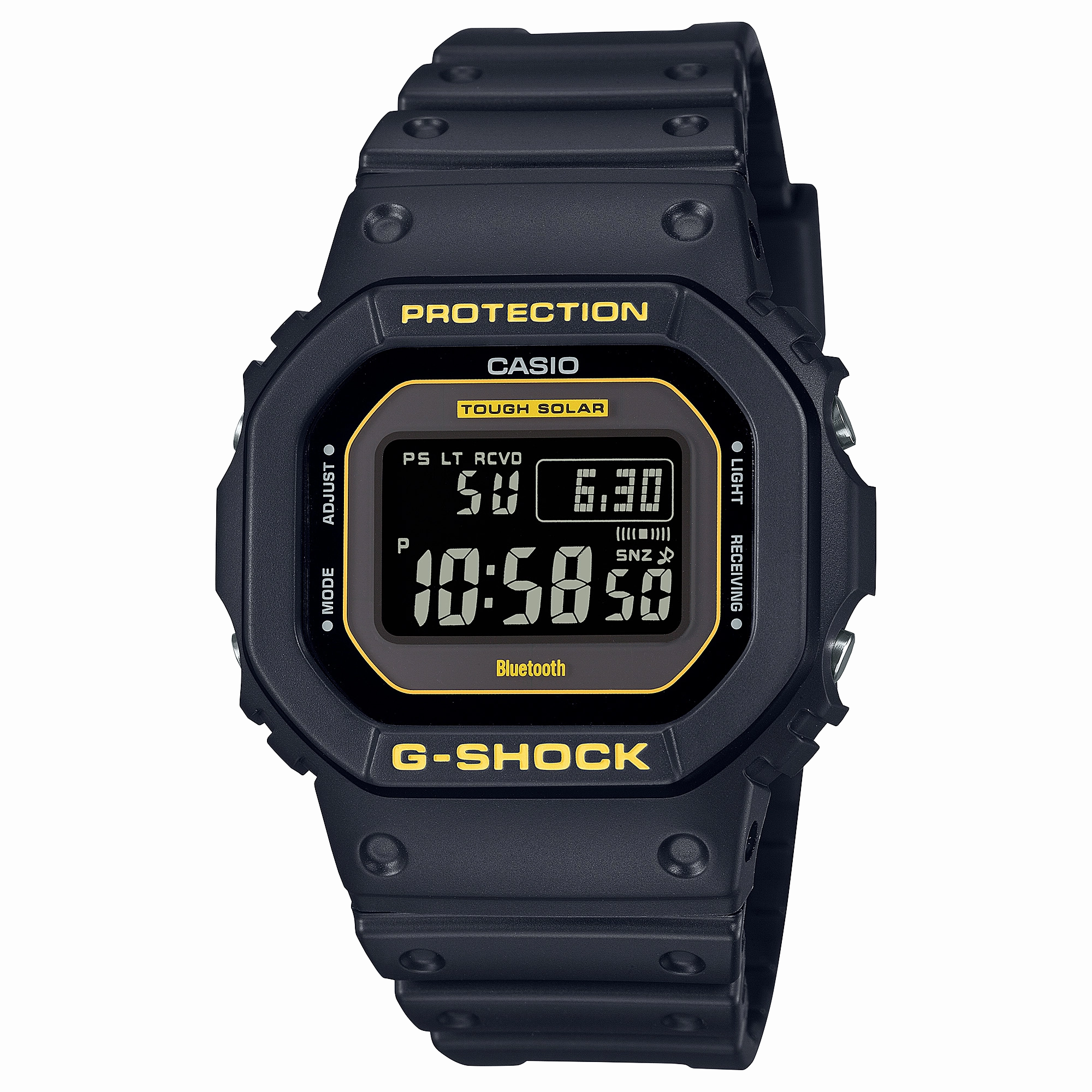 G-Shock Digital Caution Black Resin Band Watch GWB5600CY-1D