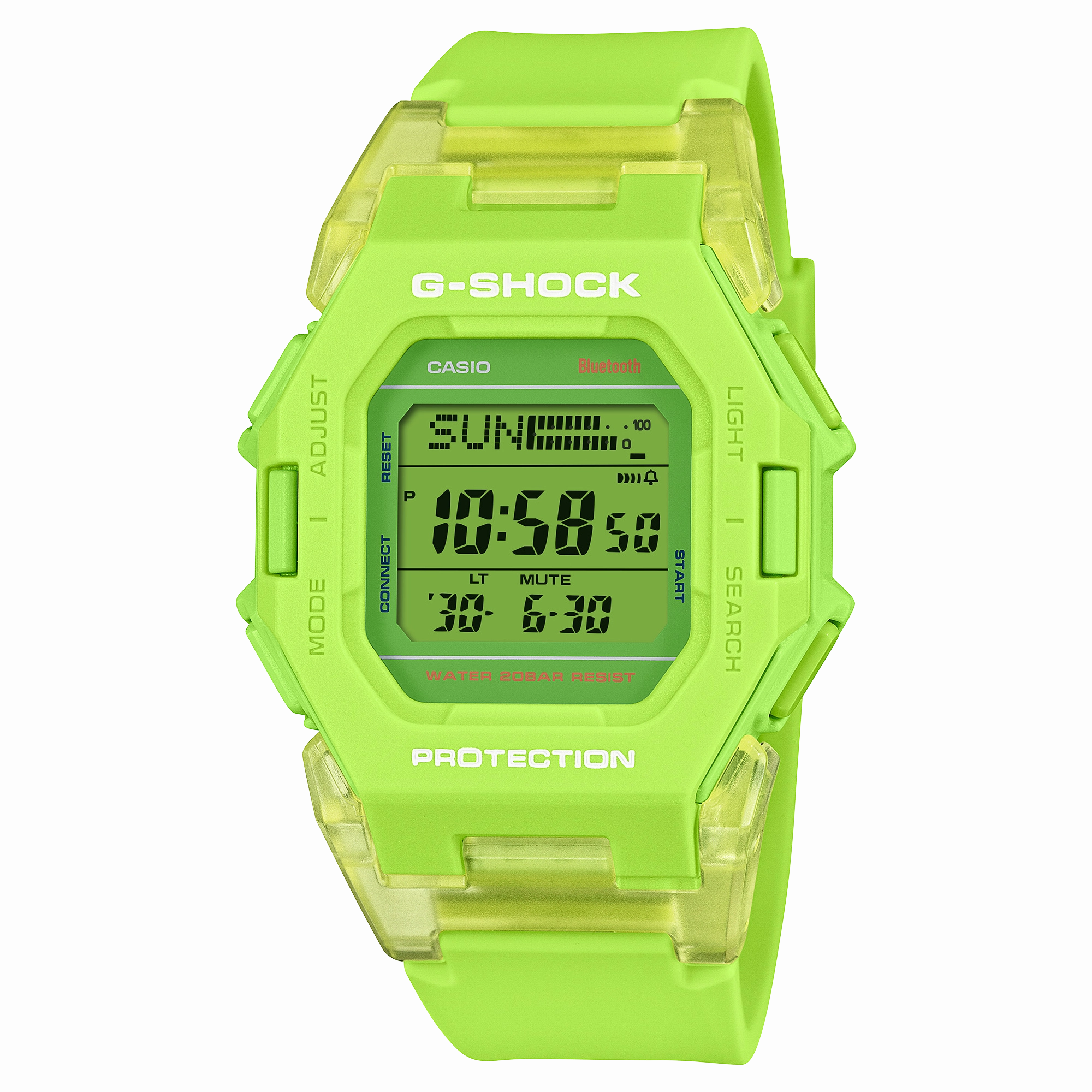 G-Shock Digital Green Resin Band Watch GDB500S-3D