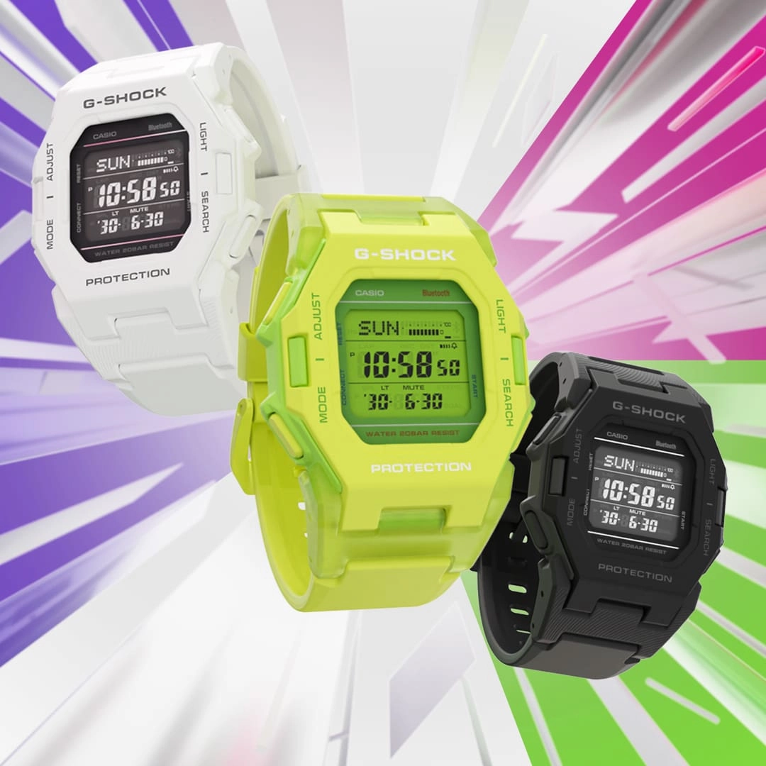 G-Shock Digital Green Resin Band Watch GDB500S-3D