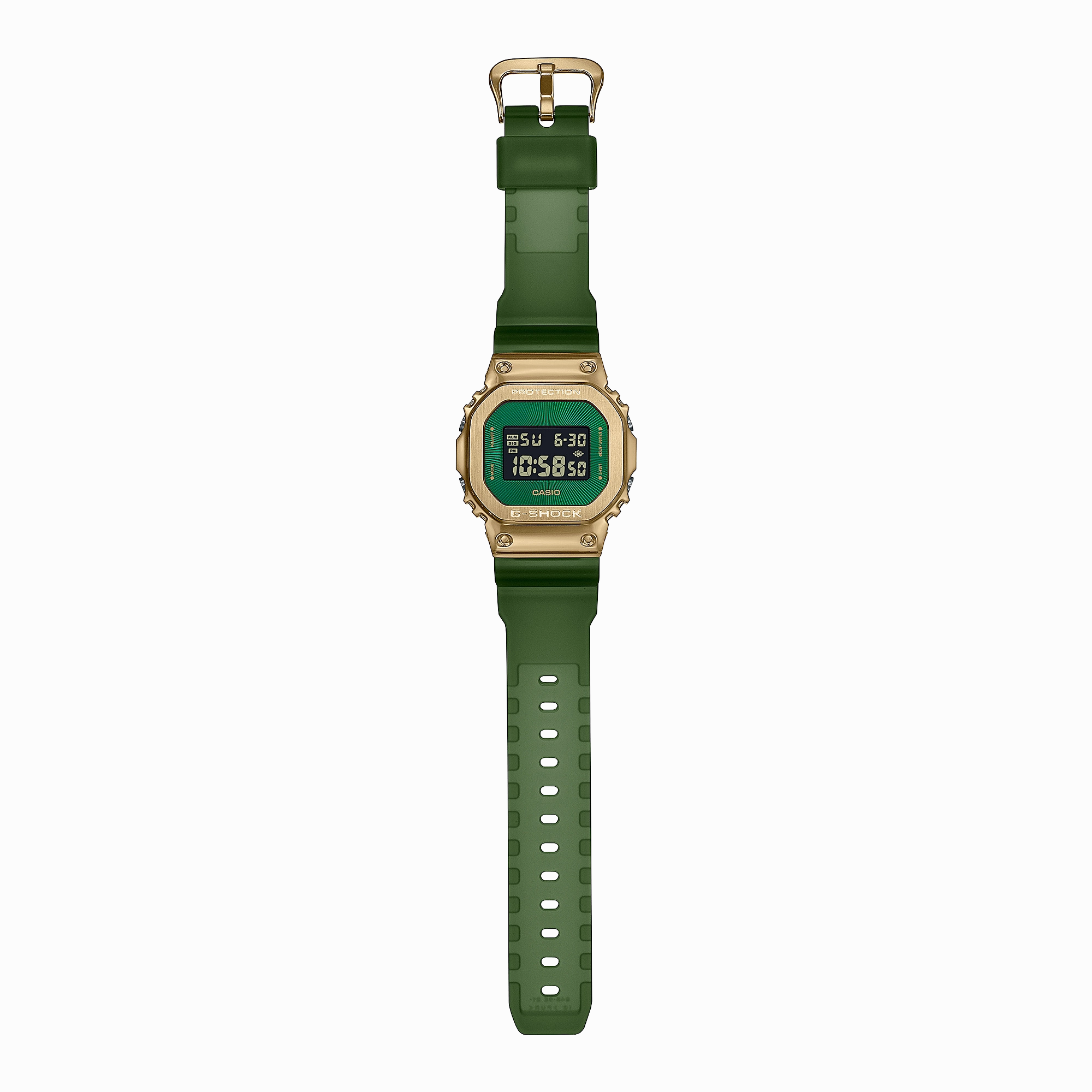 G-Shock Digital Green Resin Band Watch GM5600CL-3D