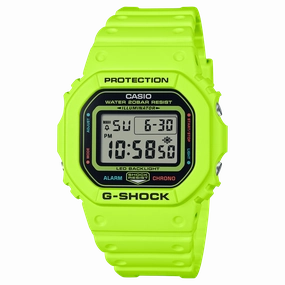 G-Shock Digital  Yellow Resin Band Watch DW5600EP-9D