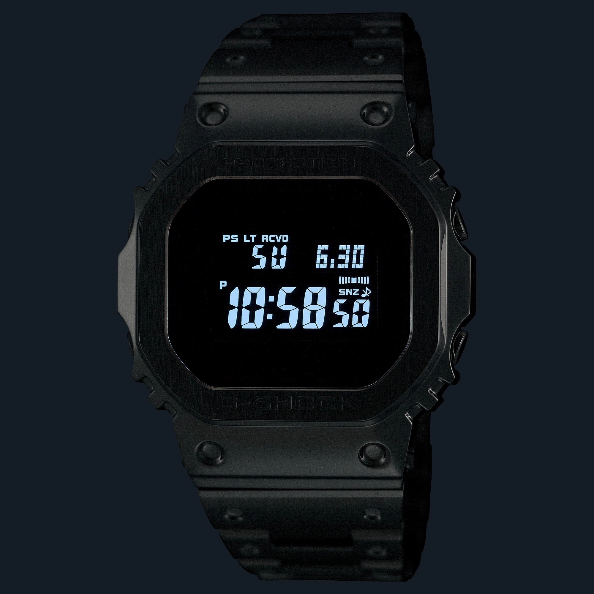 G-Shock Full Metal Silver Stainless Steel Watch GMWB5000D-2D