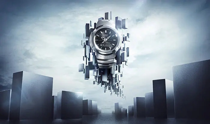 G-Shock Full Metal Stainless Steel Band Watch AWM500D-1A