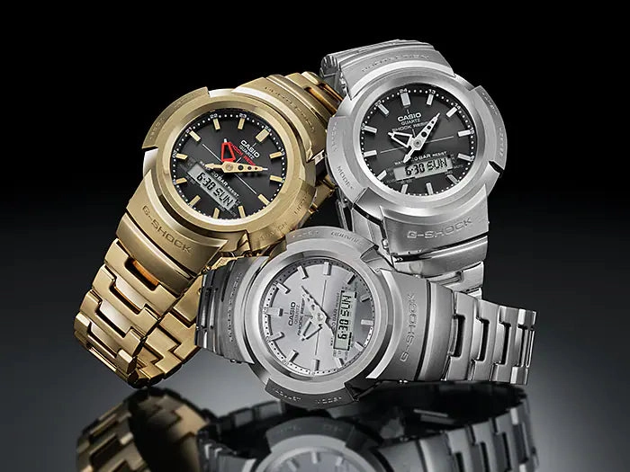 G-Shock Full Metal Stainless Steel Band Watch AWM500D-1A