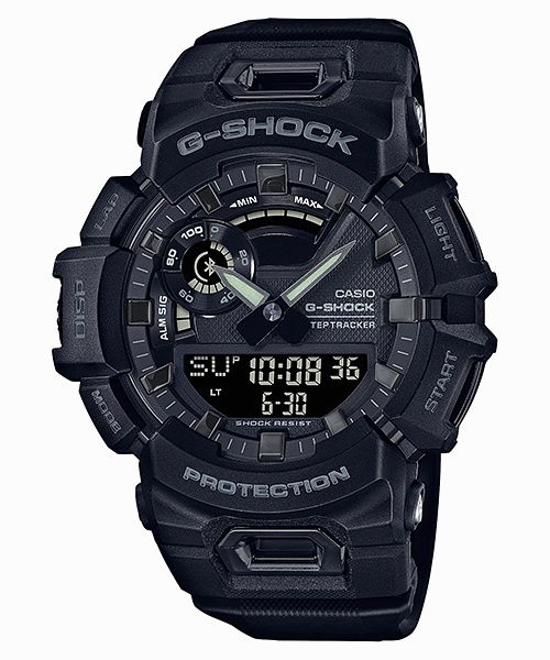 G-Shock G-Squad Black Resin Band Watch GBA900-1A