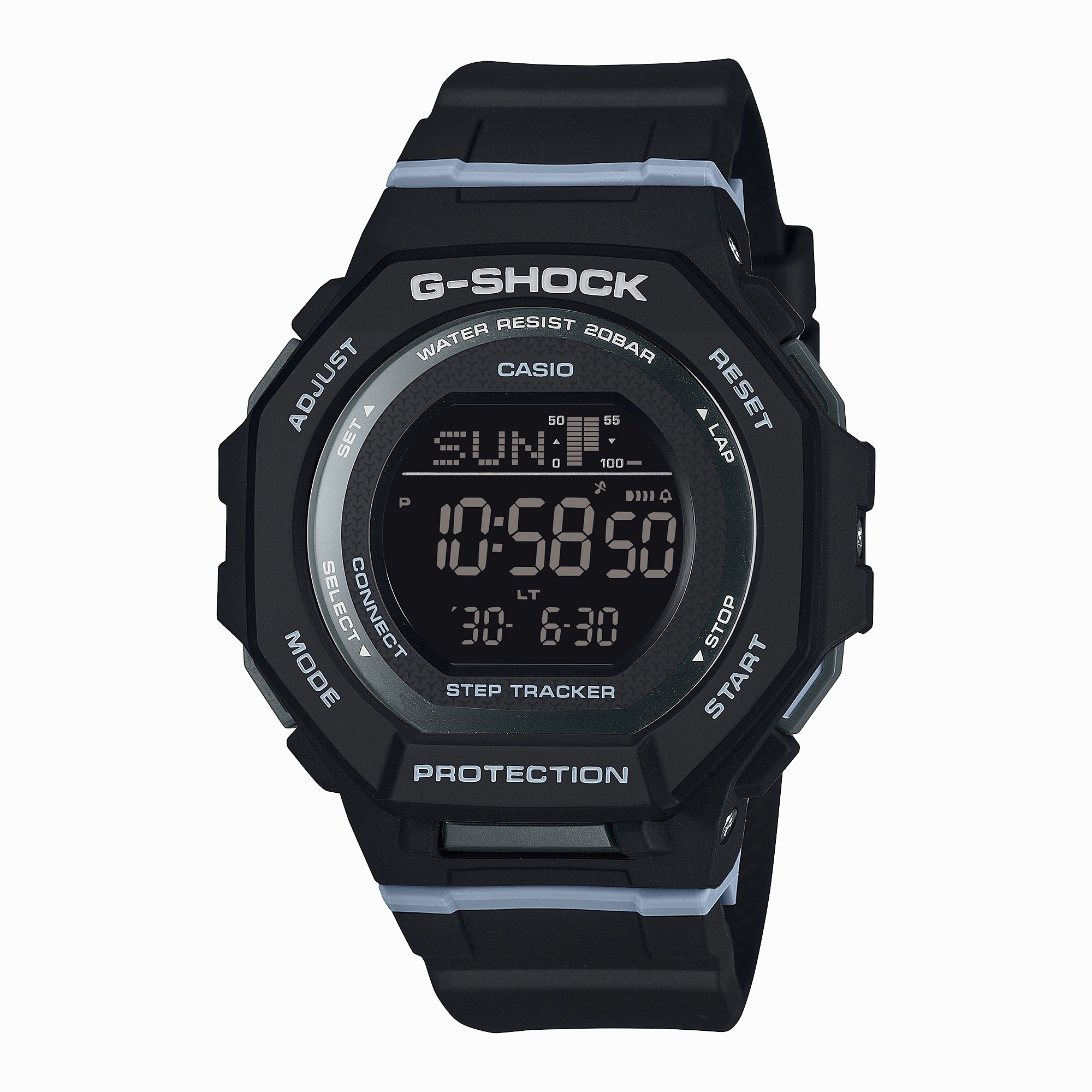 G-Shock G-Squad Black Resin Band Watch GMDB300-1D