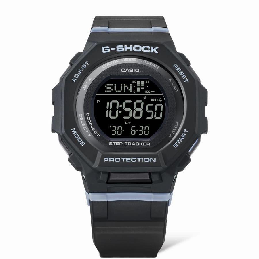 G-Shock G-Squad Black Resin Band Watch GMDB300-1D