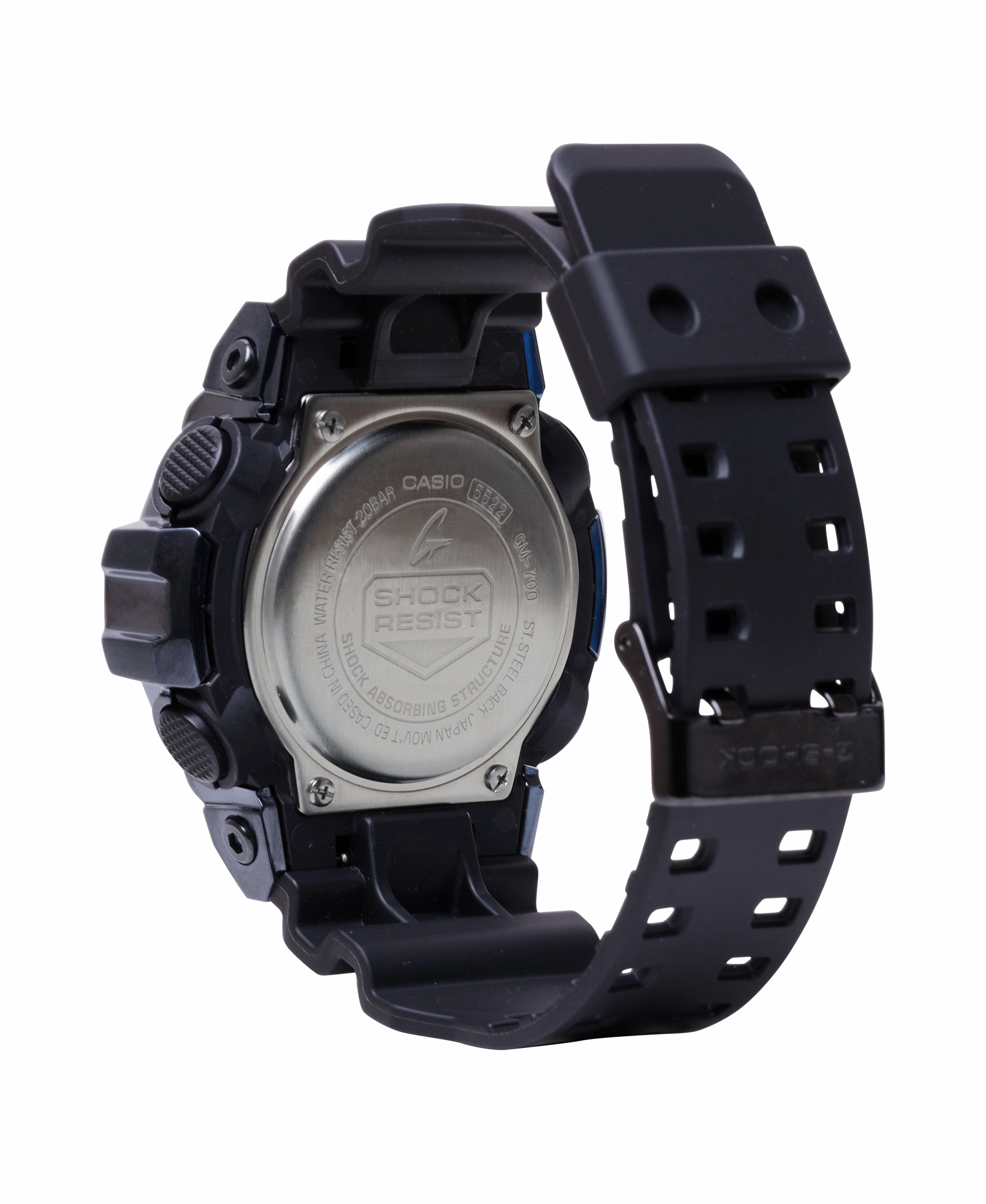 G-Shock G-Steel Purple Dial Black Resin Band Watch GM700P-6A