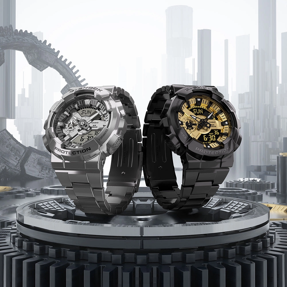G-Shock GM110BD-1A9 G-Steel Metal Covered