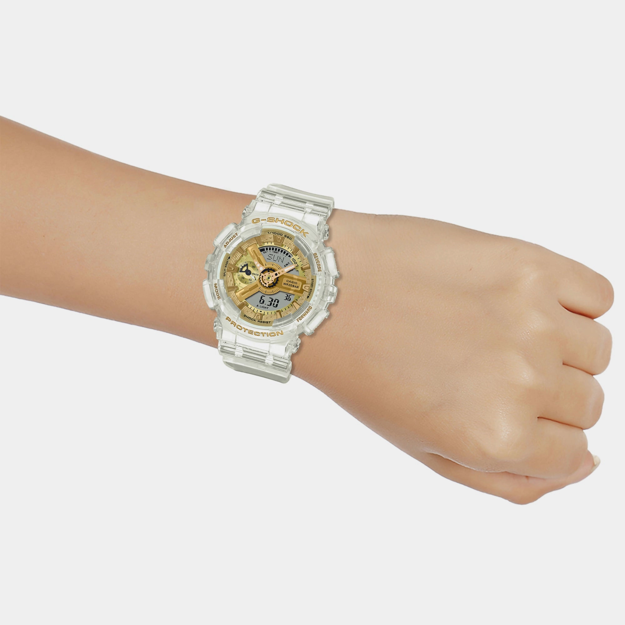 G-Shock Gold Women's Analog-Digital Resin Watch G1400 - GMA-S110SG-7ADR