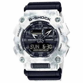 G-Shock Grunge Snow Camouflage with White Strap Watch GA900GC-7A