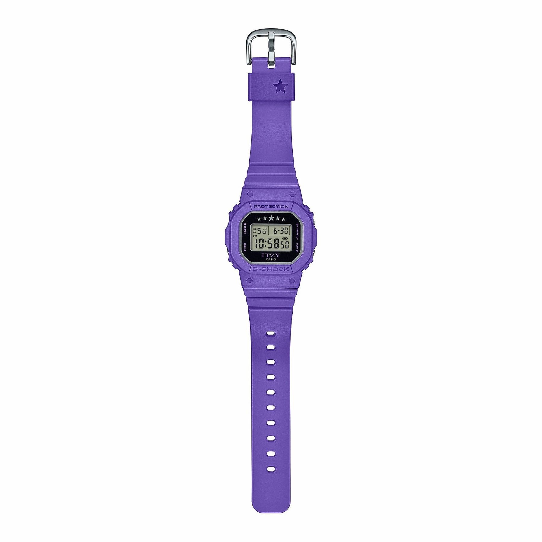 G-Shock ITZY Purple Resin Band Watch GMDS5610IT-6D