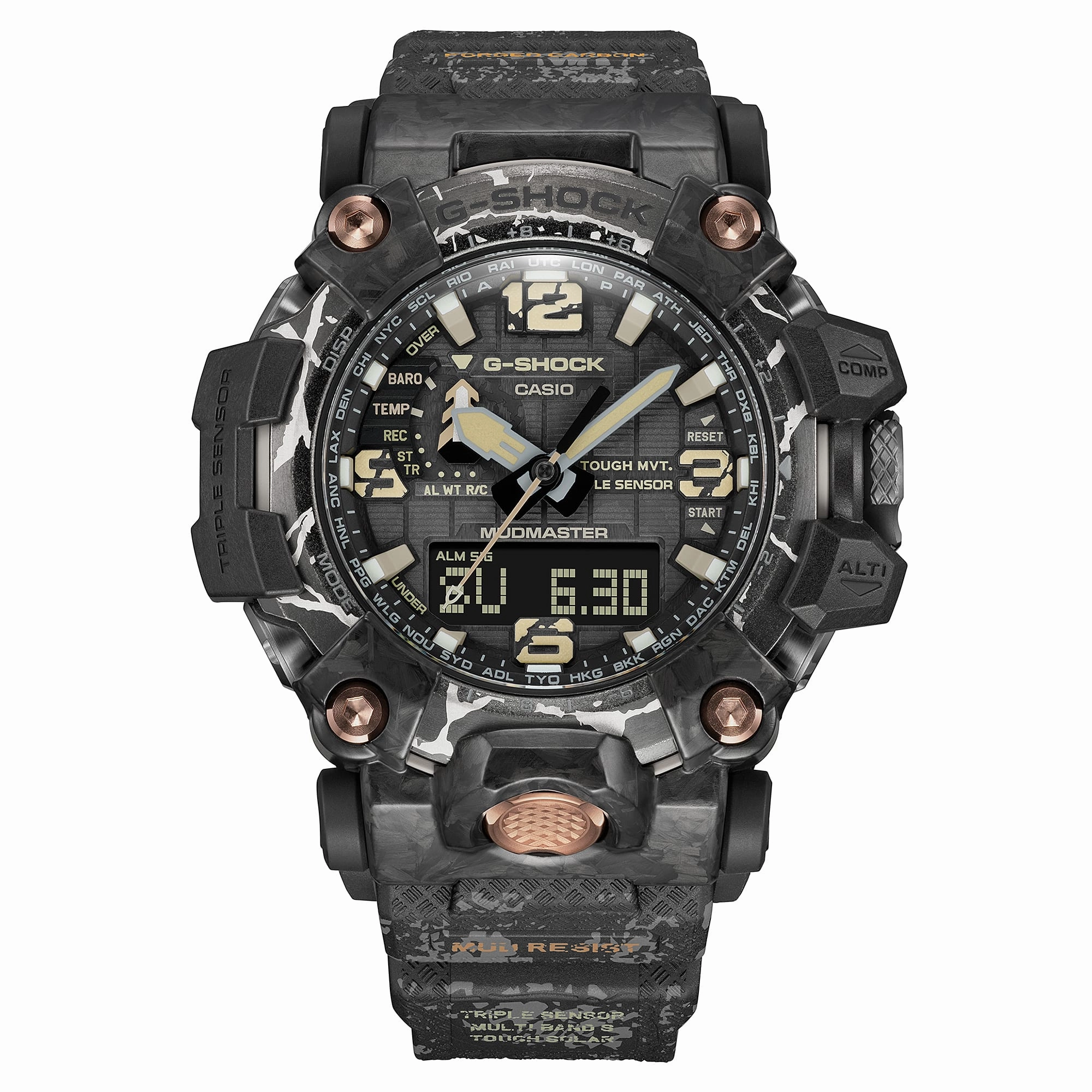 G-Shock Mater of G-Land Mudmaster Resin Band Watch GWG2000CR-1A