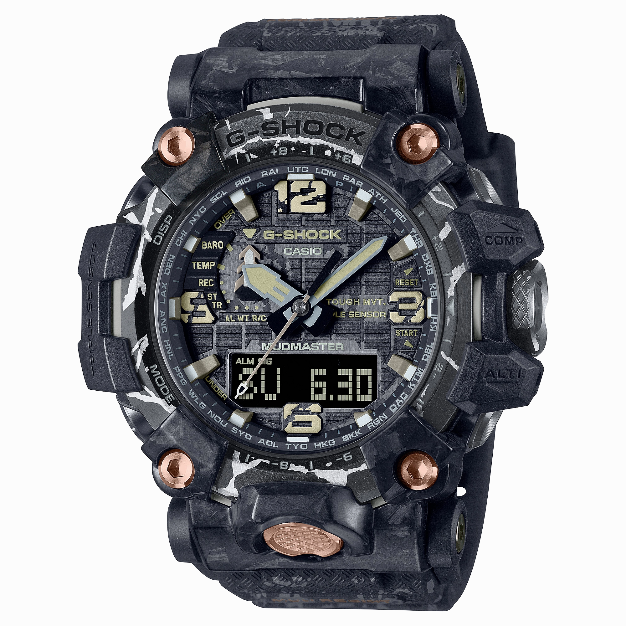 G-Shock Mater of G-Land Mudmaster Resin Band Watch GWG2000CR-1A