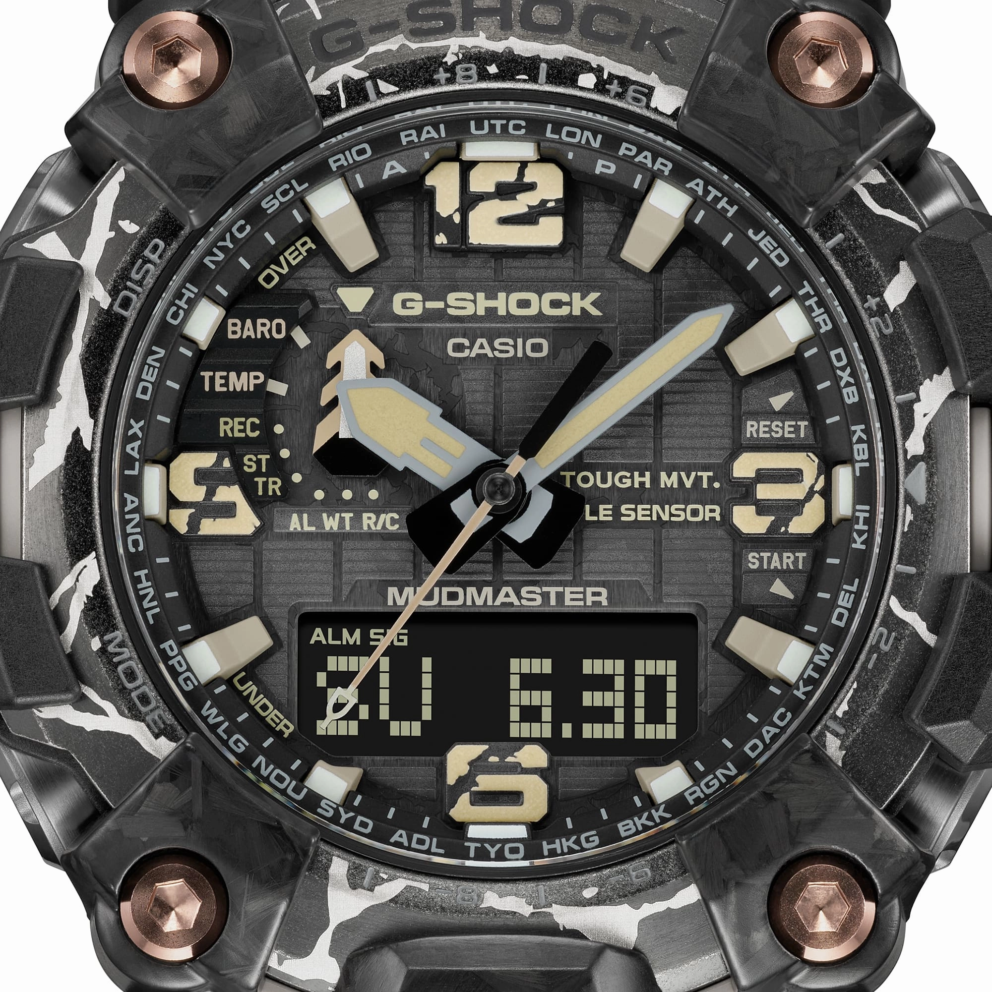 G-Shock Mater of G-Land Mudmaster Resin Band Watch GWG2000CR-1A