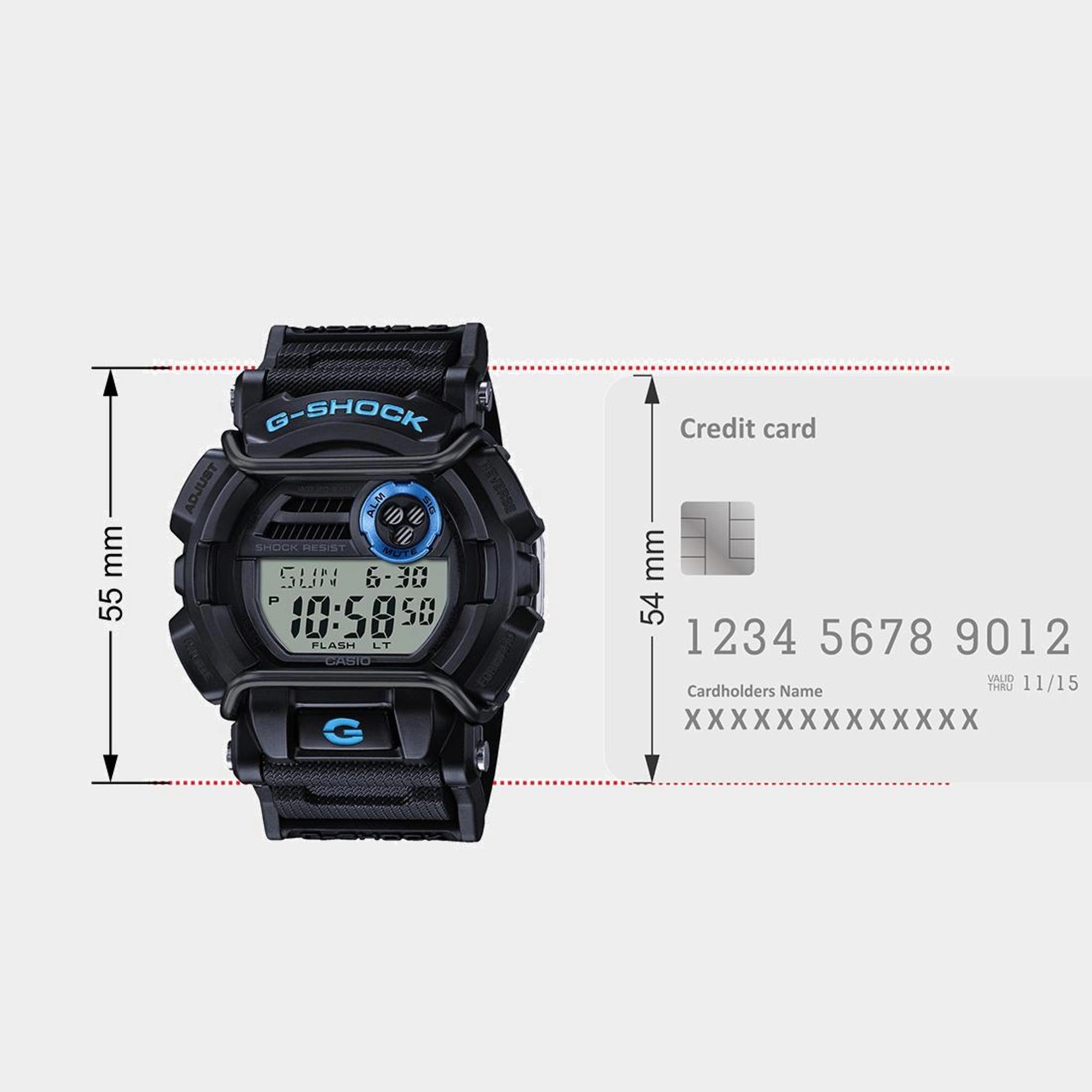 G-Shock Men Quartz Black Dial Digital Resin Watch GD-400-1B2DR G1431