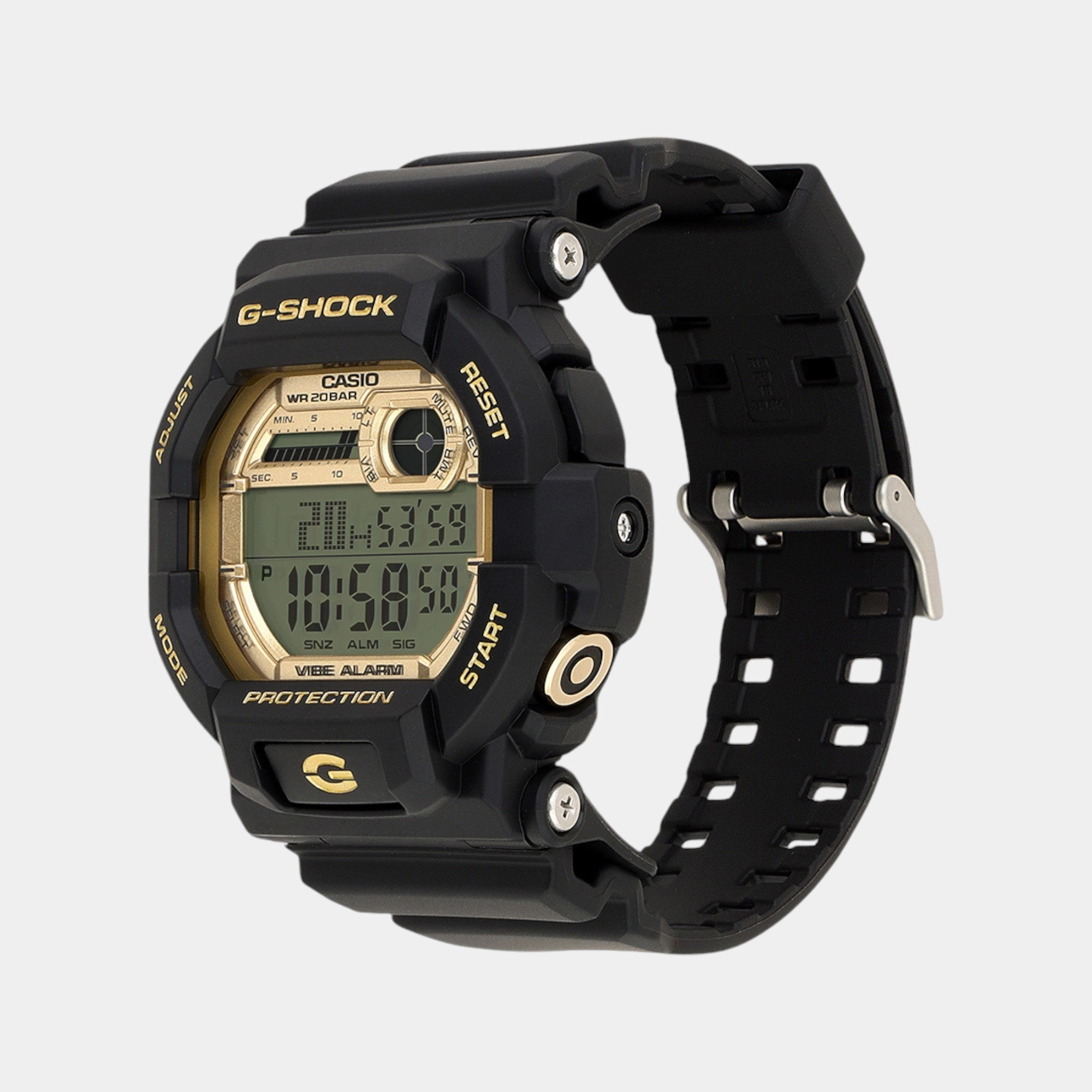G-Shock Men Quartz Gold Dial Digital Resin Watch GD-350GB-1DR G1455