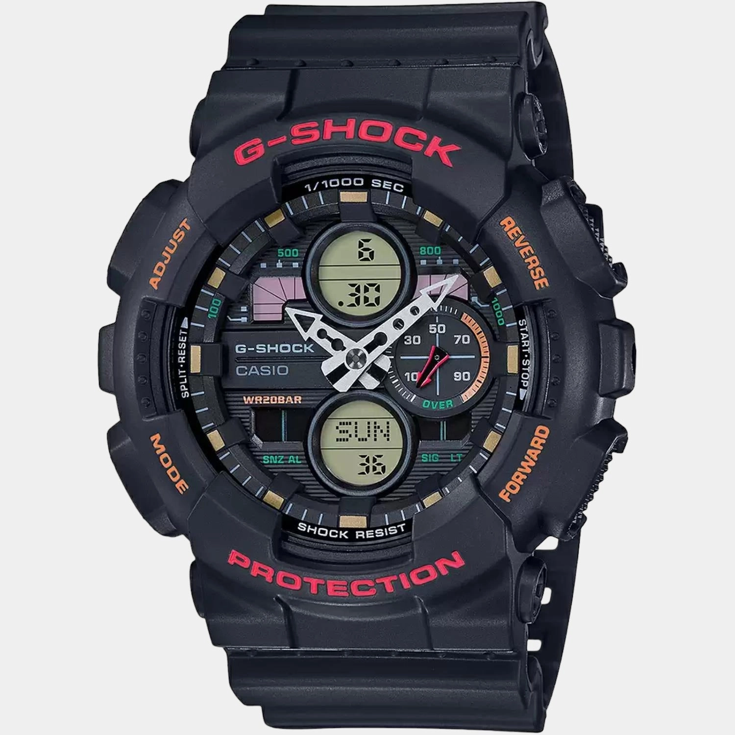 G-Shock Men's Analog-Digital Resin Watch G976 - GA-140-1A4DR