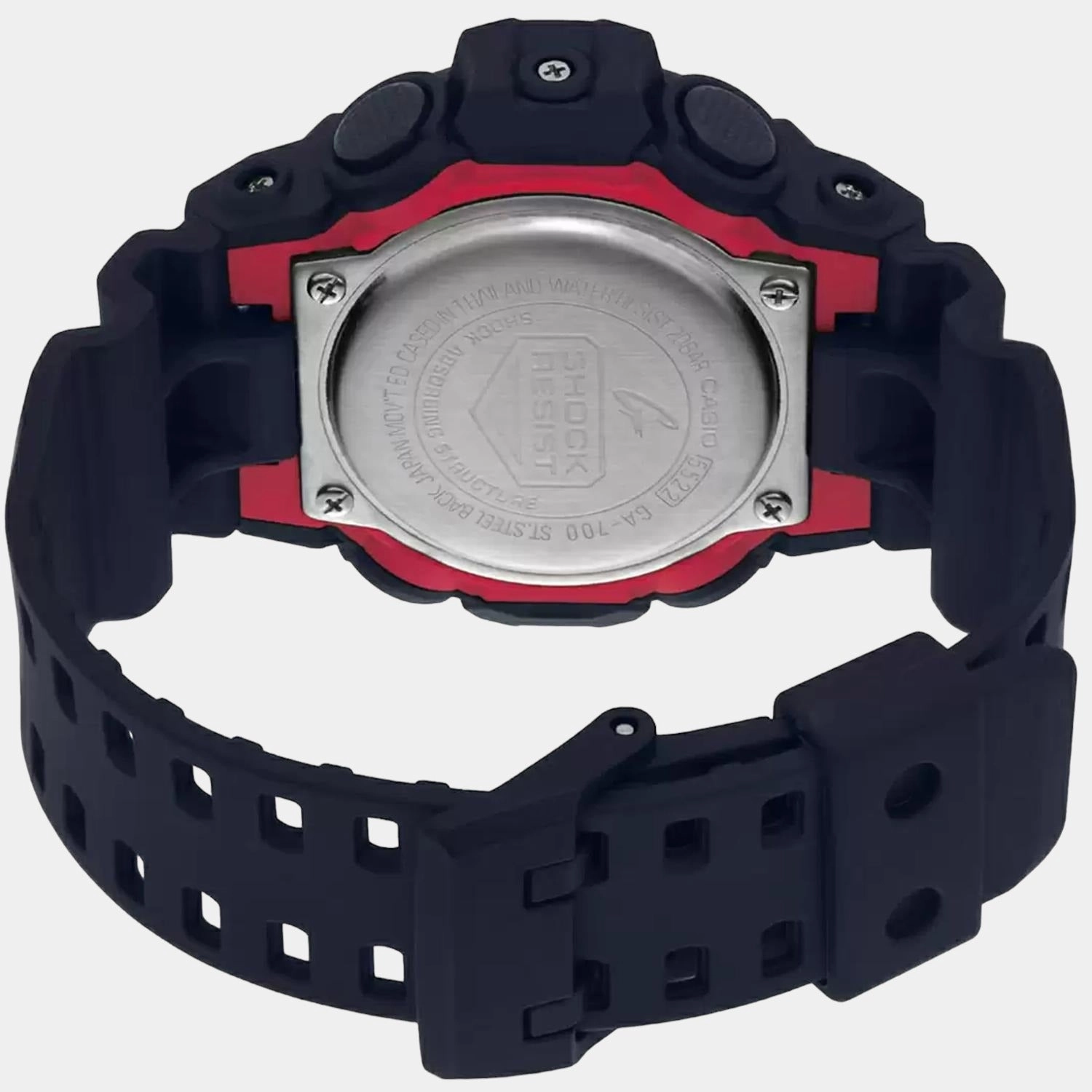 G-Shock Men's Black Analog-Digital Resin Watch G714 - GA-700-1ADR