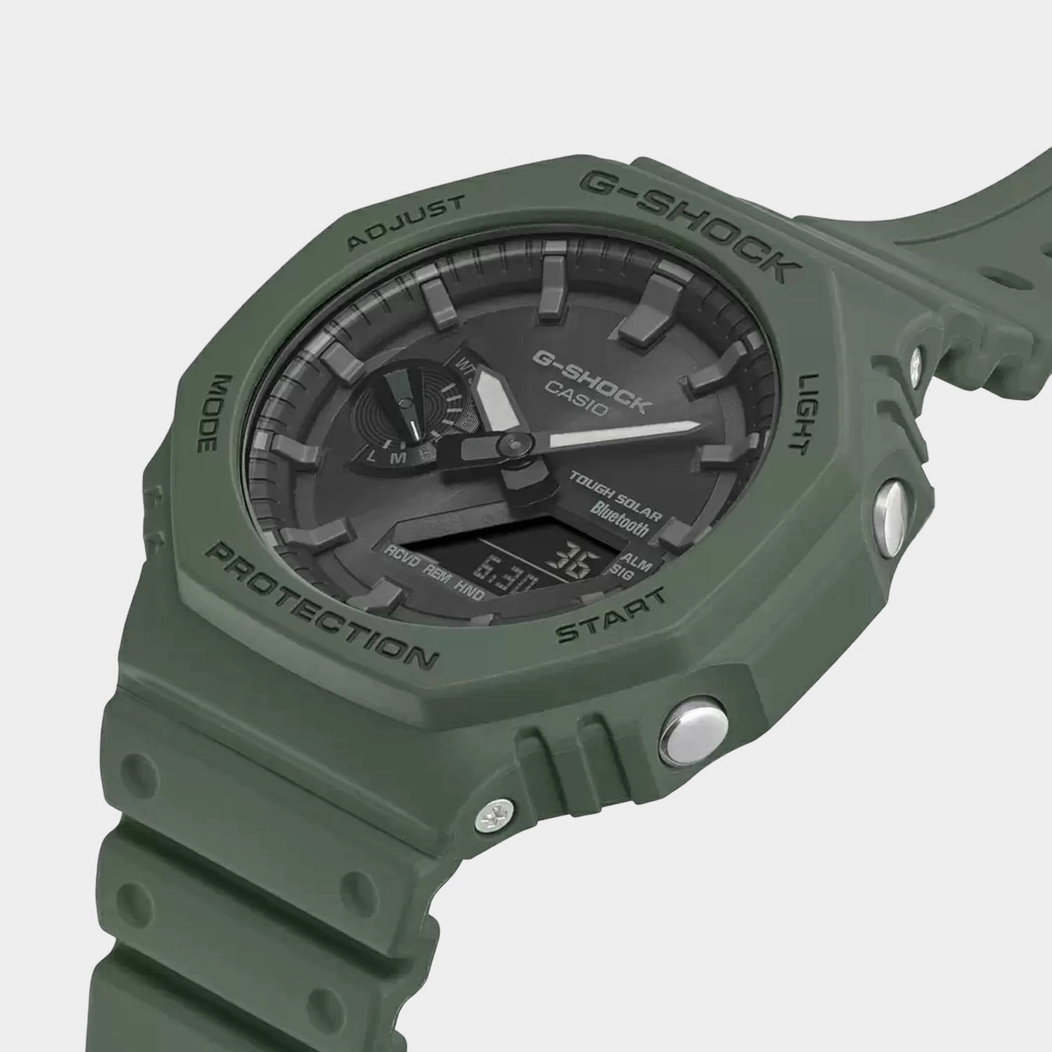 G-Shock Men's Black Dial Analog-Digital Resin Watch G1244 - GA-B2100-3ADR