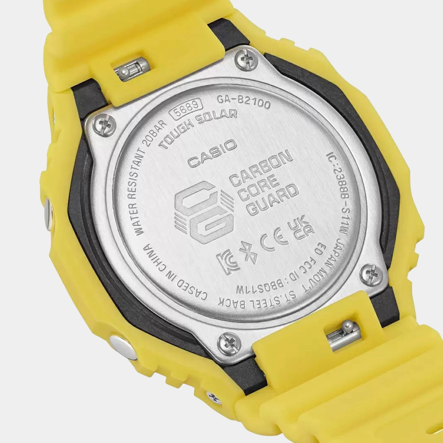 G-Shock Men's Black Dial Analog-Digital Resin Watch G1245 - GA-B2100C-9ADR