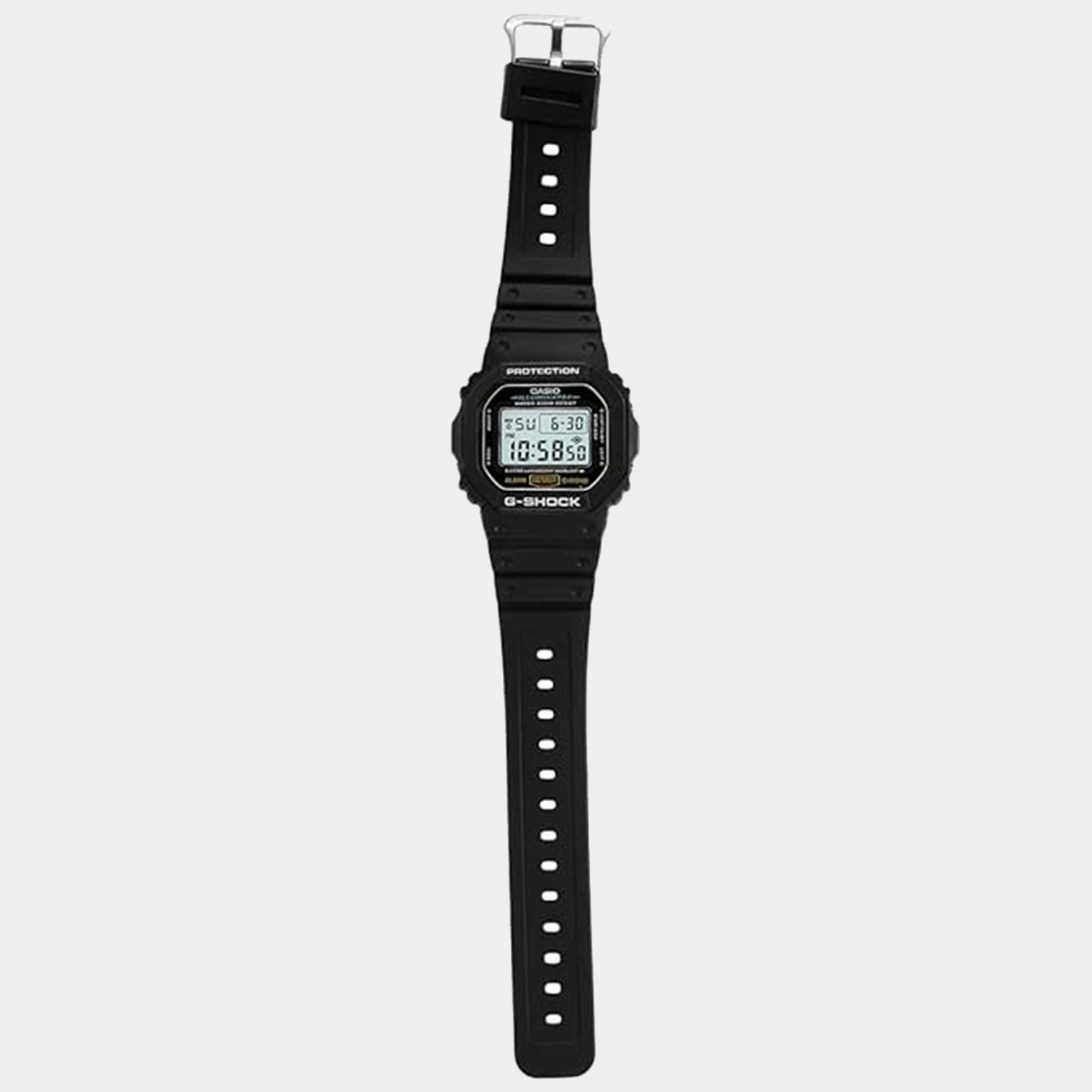 G-Shock Men's Black Dial Digital Resin Watch DW-5600UE-1DR - G1514