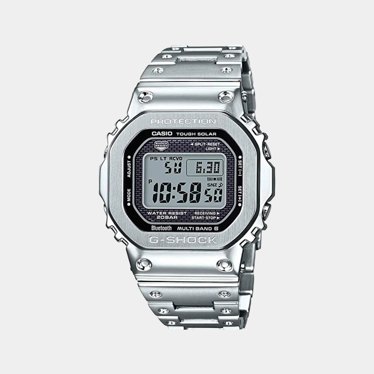 G-Shock Men's Digital Stainless Steel Watch G842 - GMW-B5000D-1DR