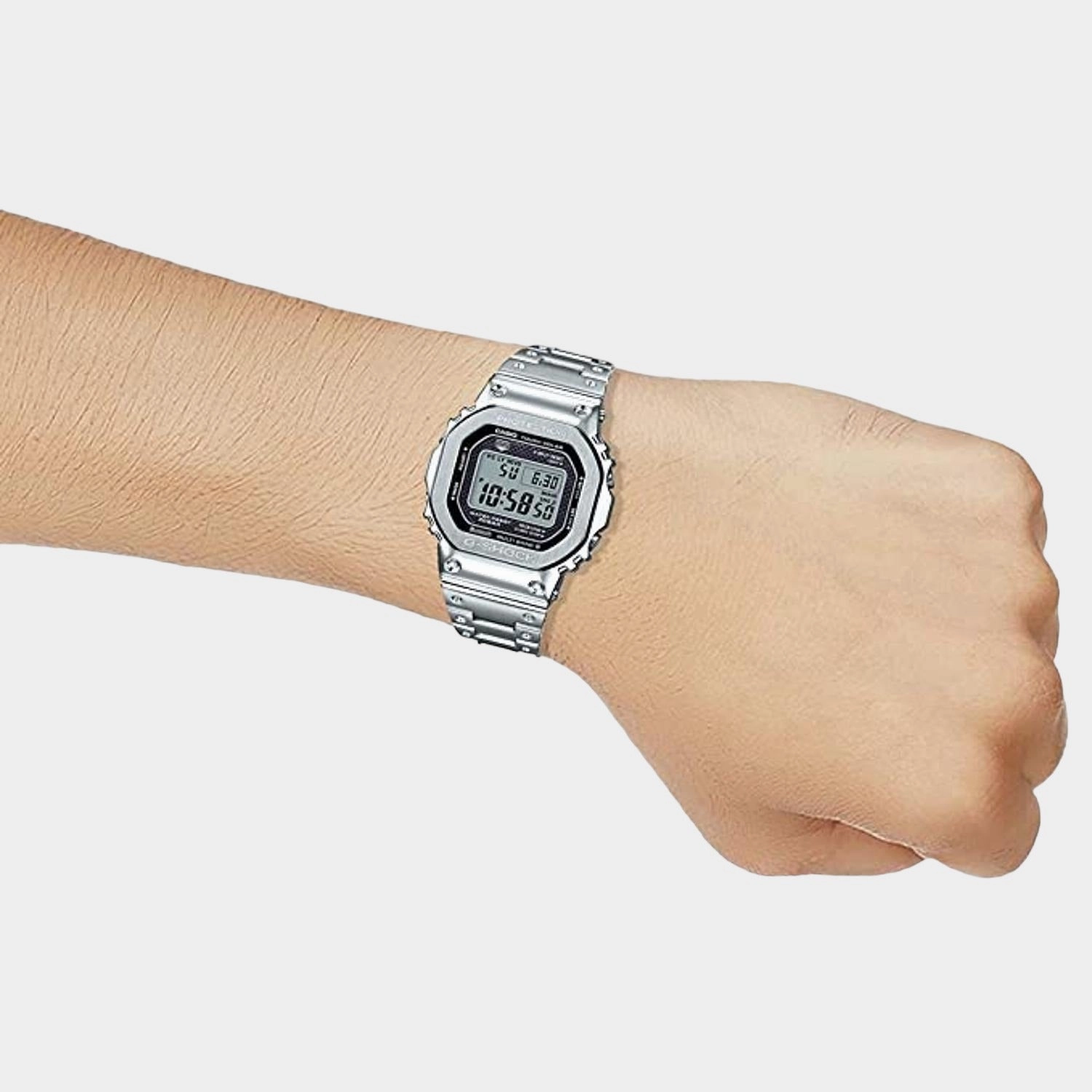 G-Shock Men's Digital Stainless Steel Watch G842 - GMW-B5000D-1DR