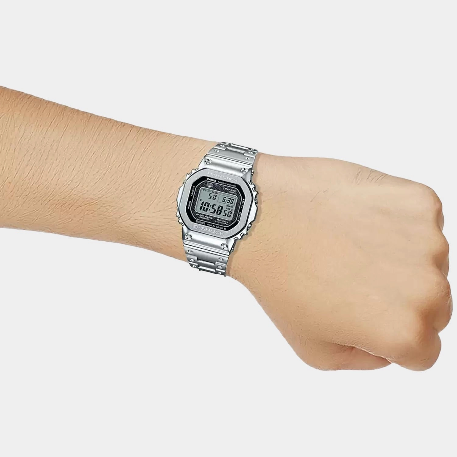 G-Shock Men's Digital Stainless Steel Watch G842 - GMW-B5000D-1DR