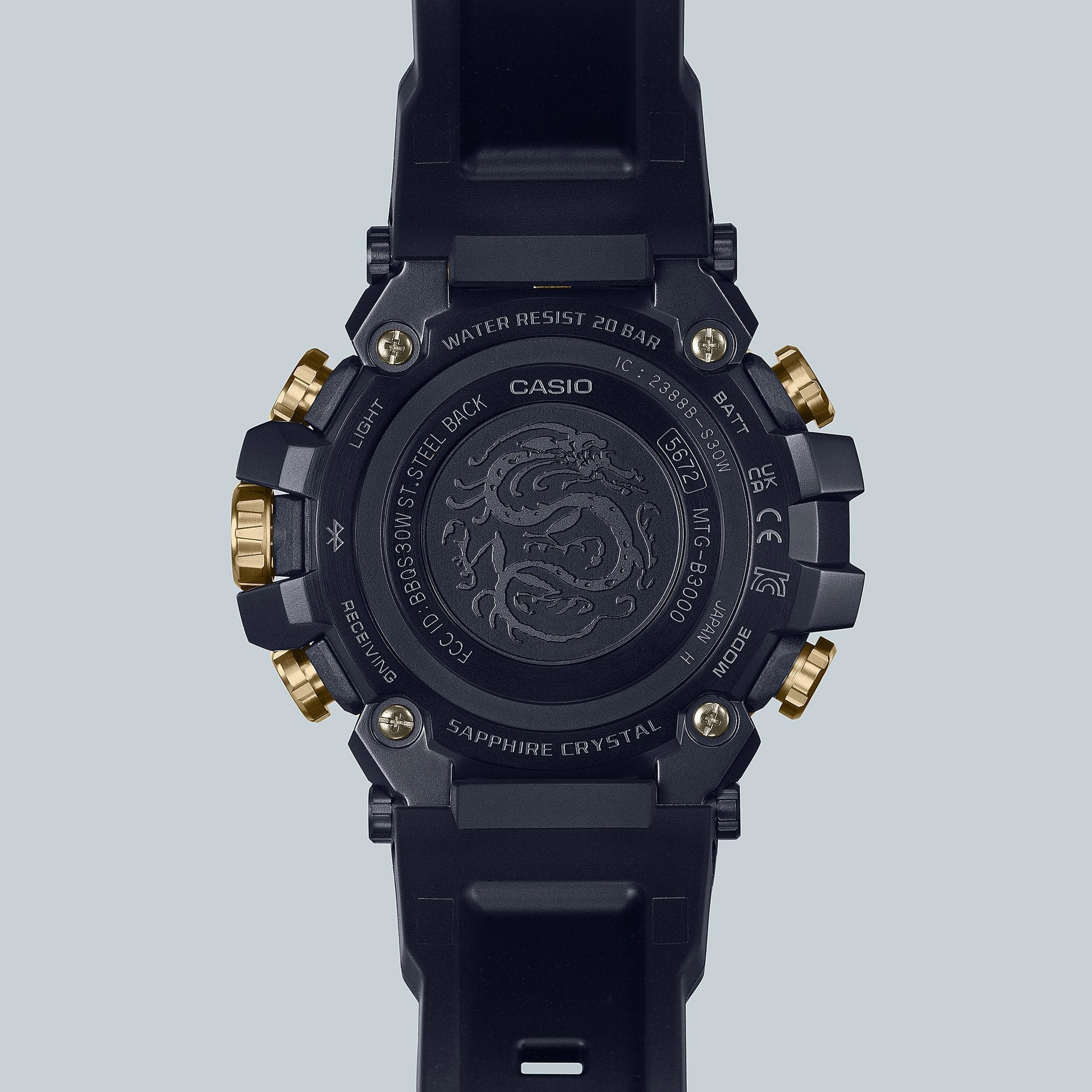 G-Shock MTG Year of the Dragon Limited Edition Black Resin Watch MTGB3000CXD-9A