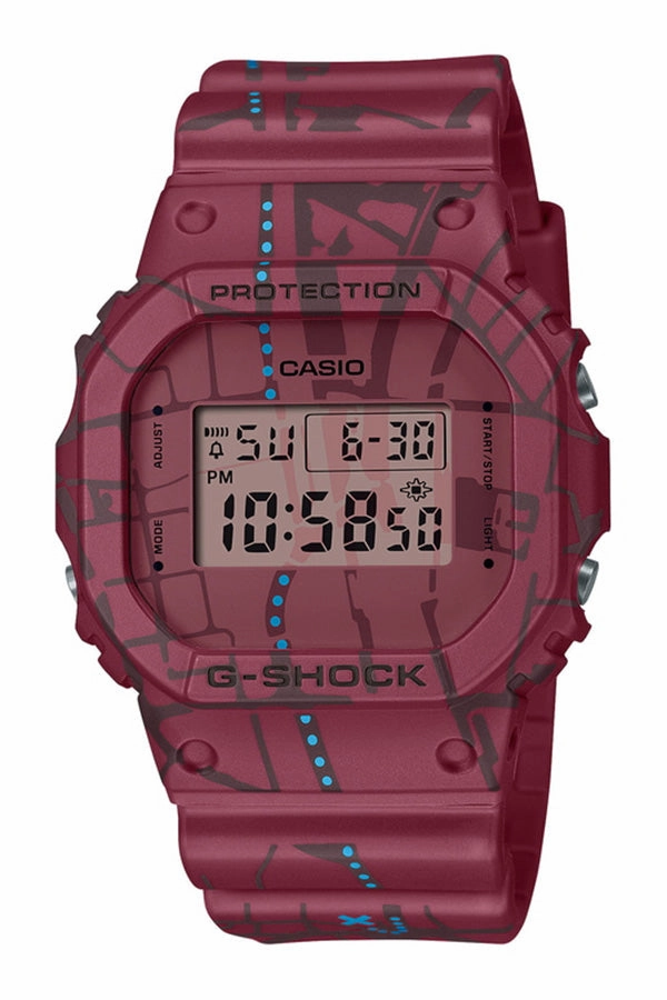 G-Shock Red Resin Band Watch DW5600SBY-4D
