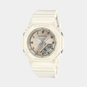 G-Shock Women Quartz Cream Dial Analog-Digital Resin Watch GMA-P2100ST-7ADR G1620