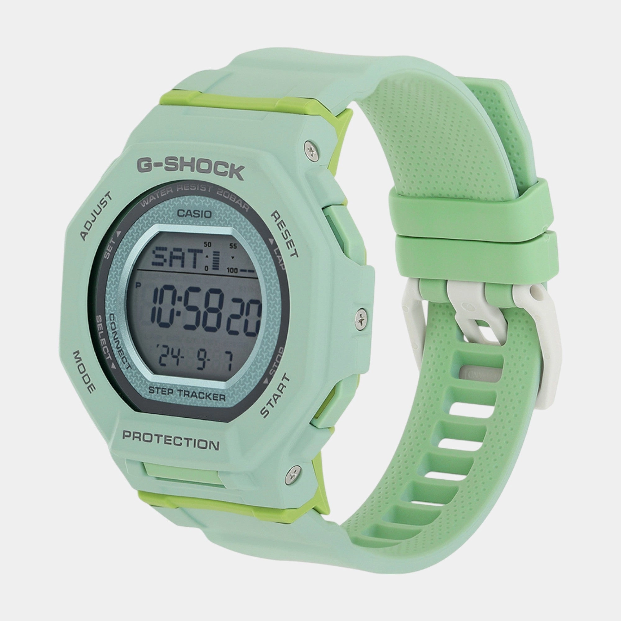 G-Shock Women Quartz Green Dial Digital Resin Watch GMD-B300-3DR G1618