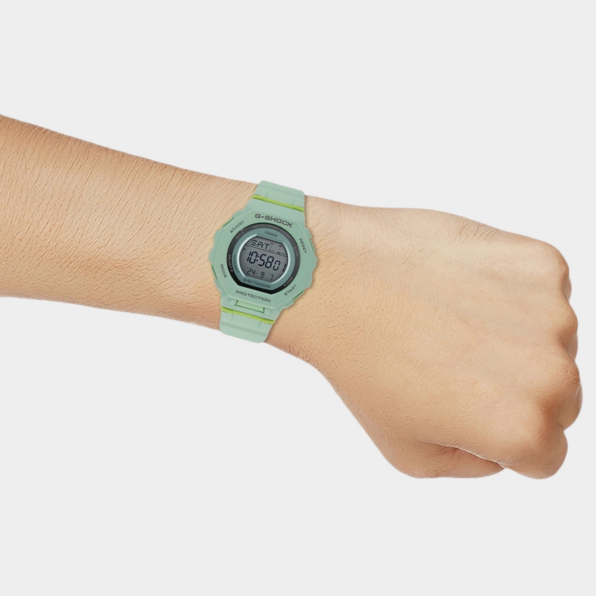 G-Shock Women Quartz Green Dial Digital Resin Watch GMD-B300-3DR G1618