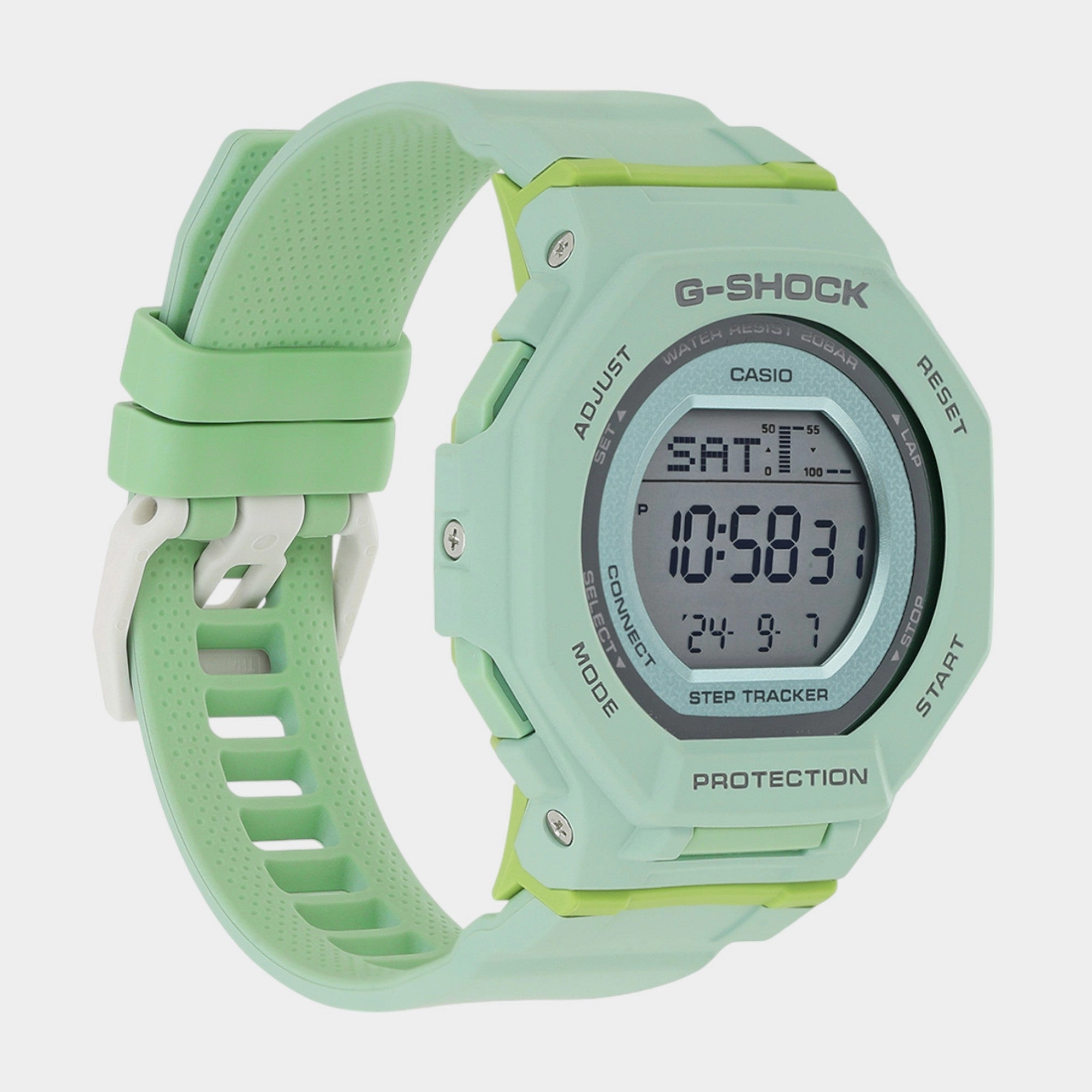G-Shock Women Quartz Green Dial Digital Resin Watch GMD-B300-3DR G1618