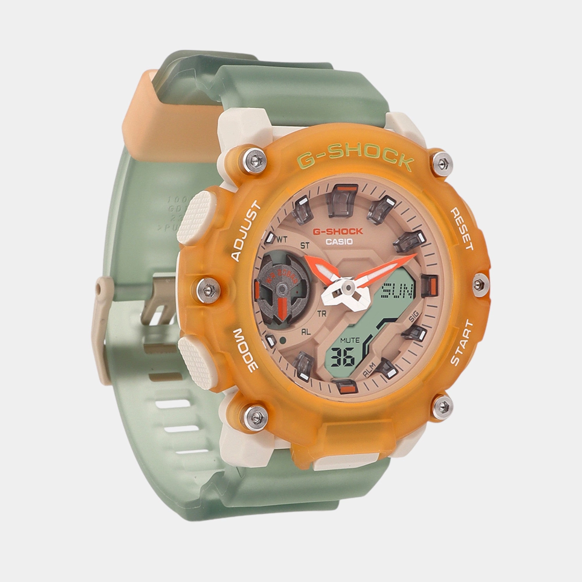 G-Shock Women Quartz Orange Dial Analog-Digital Resin Watch GMA-S2200PE-5ADR G1422