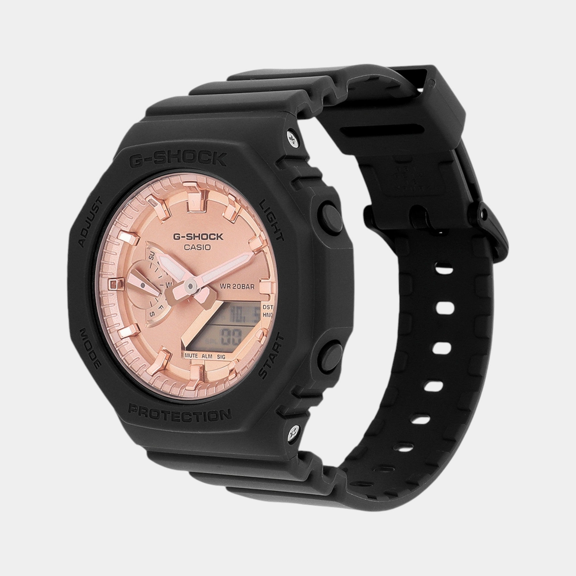 G-Shock Women Quartz Rose Gold Dial Analog-Digital Resin Watch GMA-S2100MD-1ADR G1459