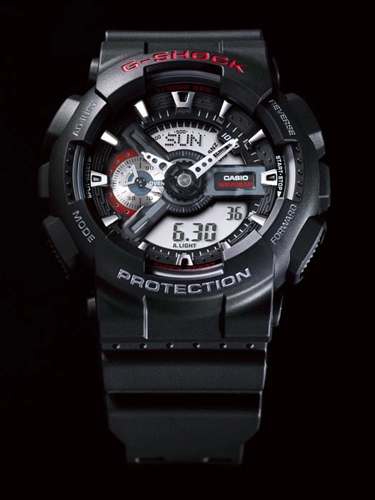 G-Shock World Time Analogue Digital Mens Watch GA110-1A