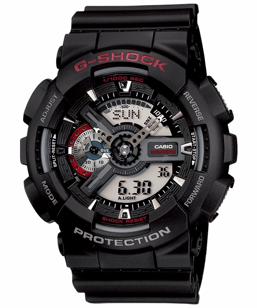 G-Shock World Time Analogue Digital Mens Watch GA110-1A