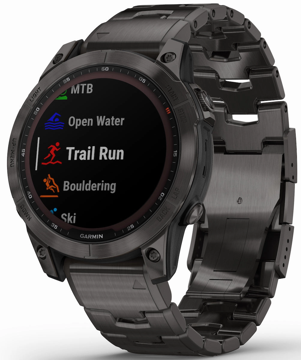 Garmin Fenix 7 Sapphire Carbon Gray DLC Titanium D