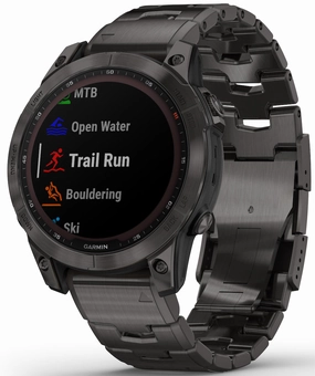 Garmin Fenix 7 Sapphire Carbon Gray DLC Titanium D