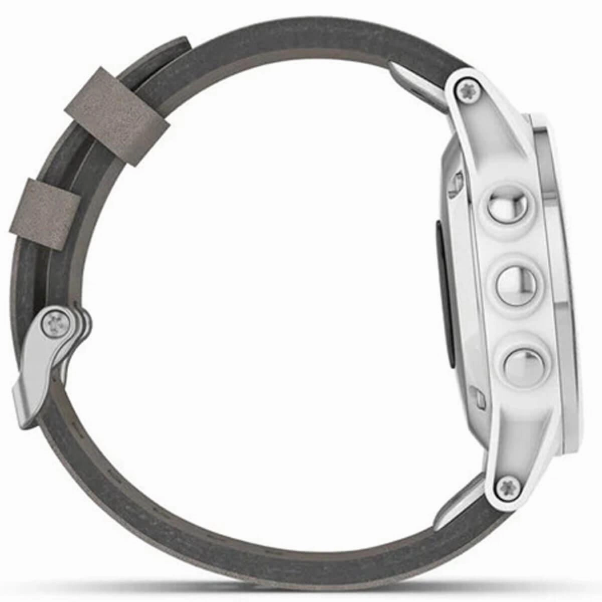 Garmin Unisex Smartwatch - fenix 5S Plus Multisport GPS Grey Strap | 010-01987-04