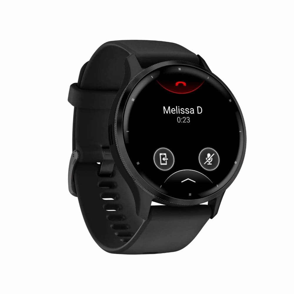 Garmin Venu 3 Slate Stainless Steel Bezel with Black Case Unisex Smartwatch GM-010-02784-51