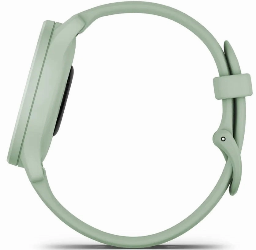 Garmin Vivomove Sport Silicone Band With Silver Accents Watch