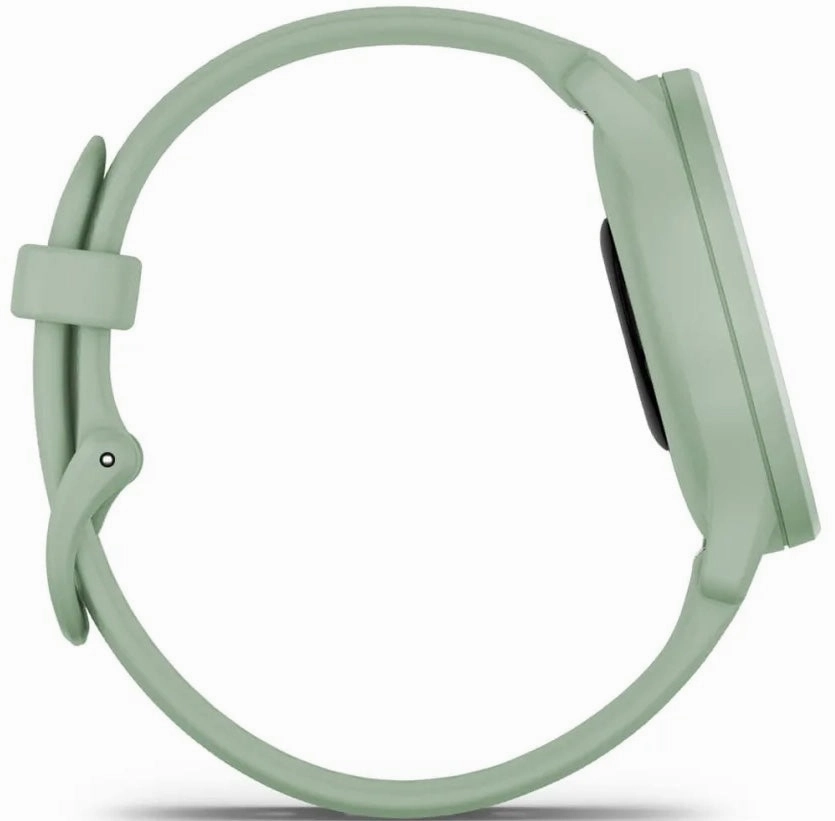 Garmin Vivomove Sport Silicone Band With Silver Accents Watch
