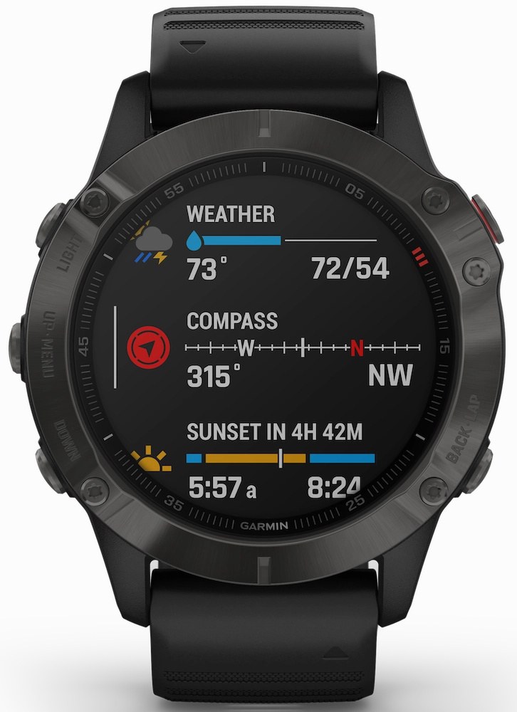 Garmin Watch Fenix 6 Sapphire Grey DLC D