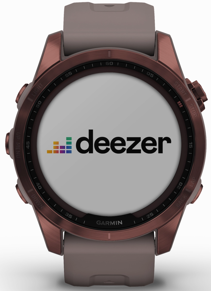 Garmin Watch Fenix 7S Sapphire Solar Dark Bronze Titanium D