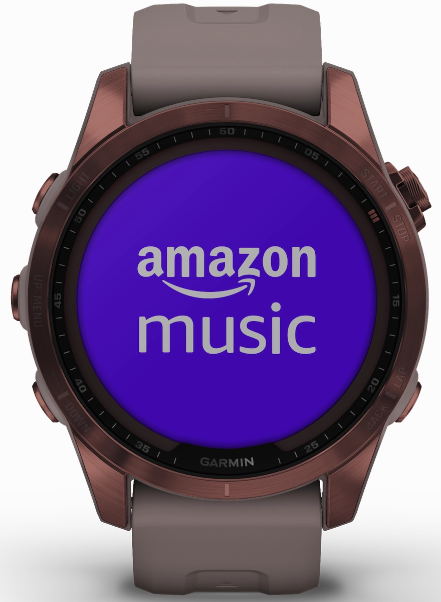 Garmin Watch Fenix 7S Sapphire Solar Dark Bronze Titanium D